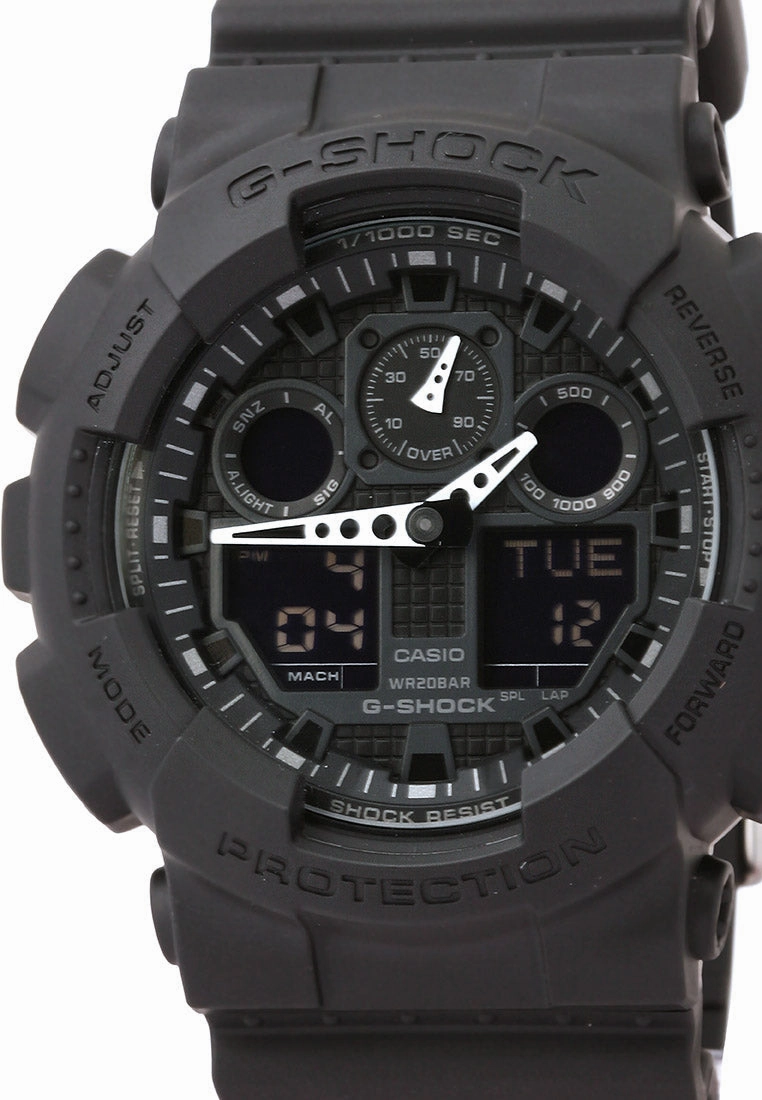 Casio G-Shock GA-100-1A1DR Dark Knight Digital Analog Watch For Men