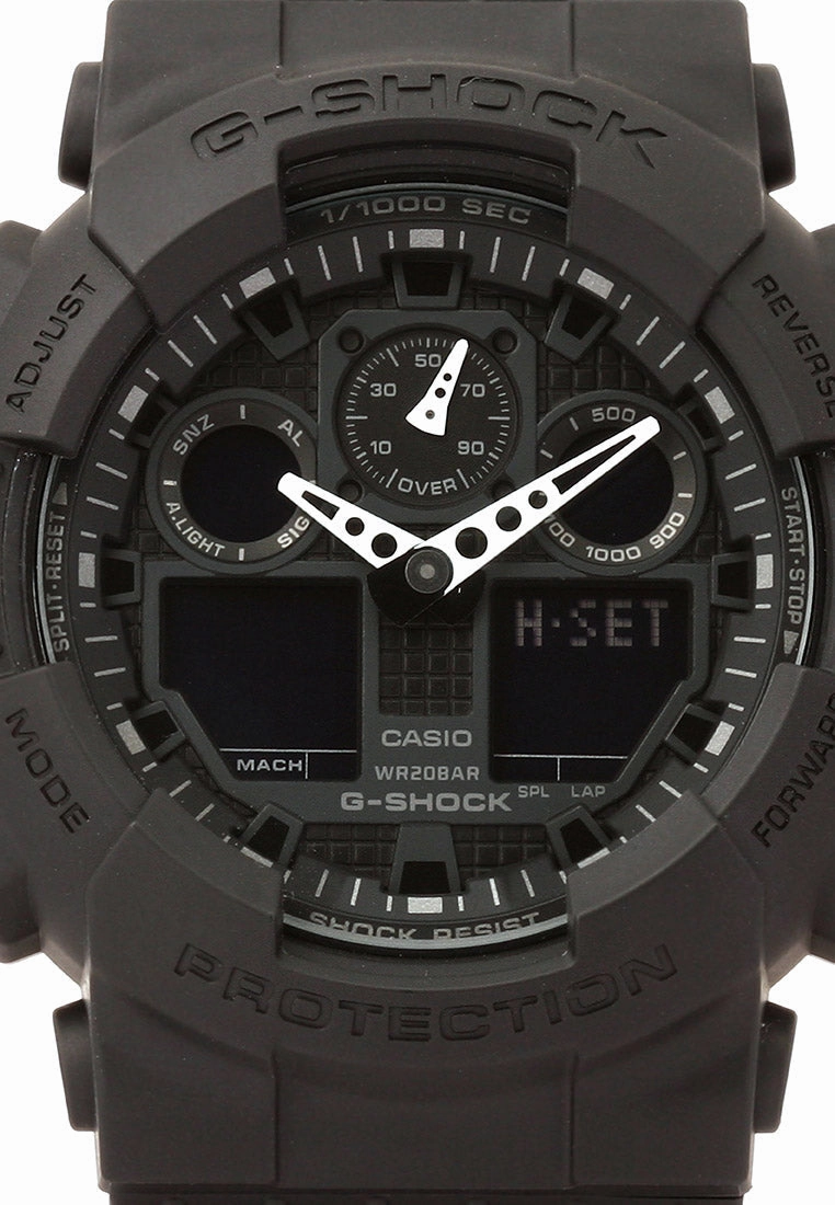 Casio G-Shock GA-100-1A1DR Dark Knight Digital Analog Watch For Men