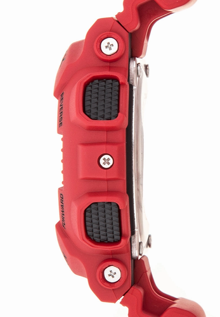 Casio G-Shock GA-100B-4ADR Coke Red Watch Digital Analog Watch For Men