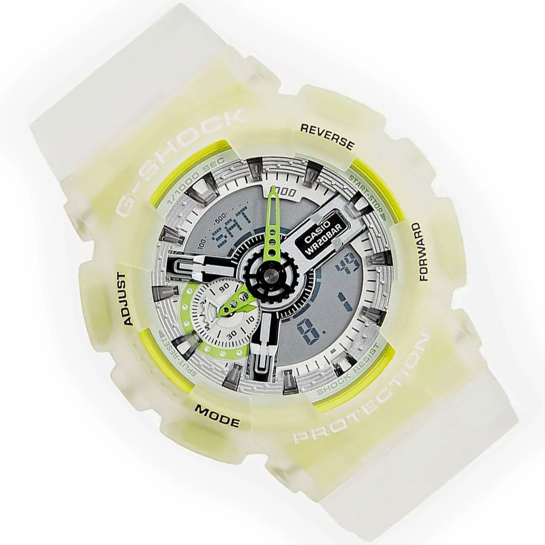 Casio G-shock GA-110LS-7A Digital Analog Rubber Strap Watch For Men