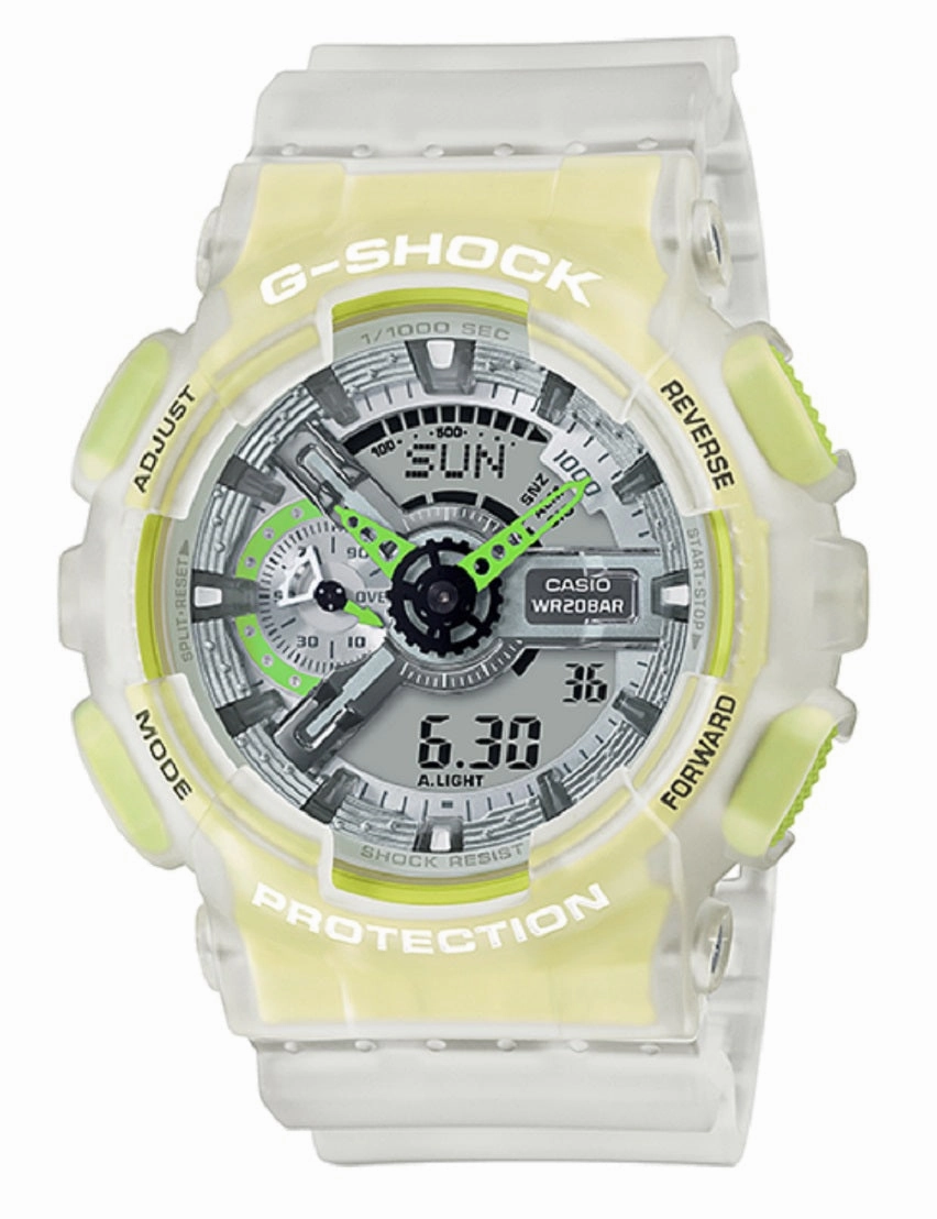 Casio G-shock GA-110LS-7A Digital Analog Rubber Strap Watch For Men