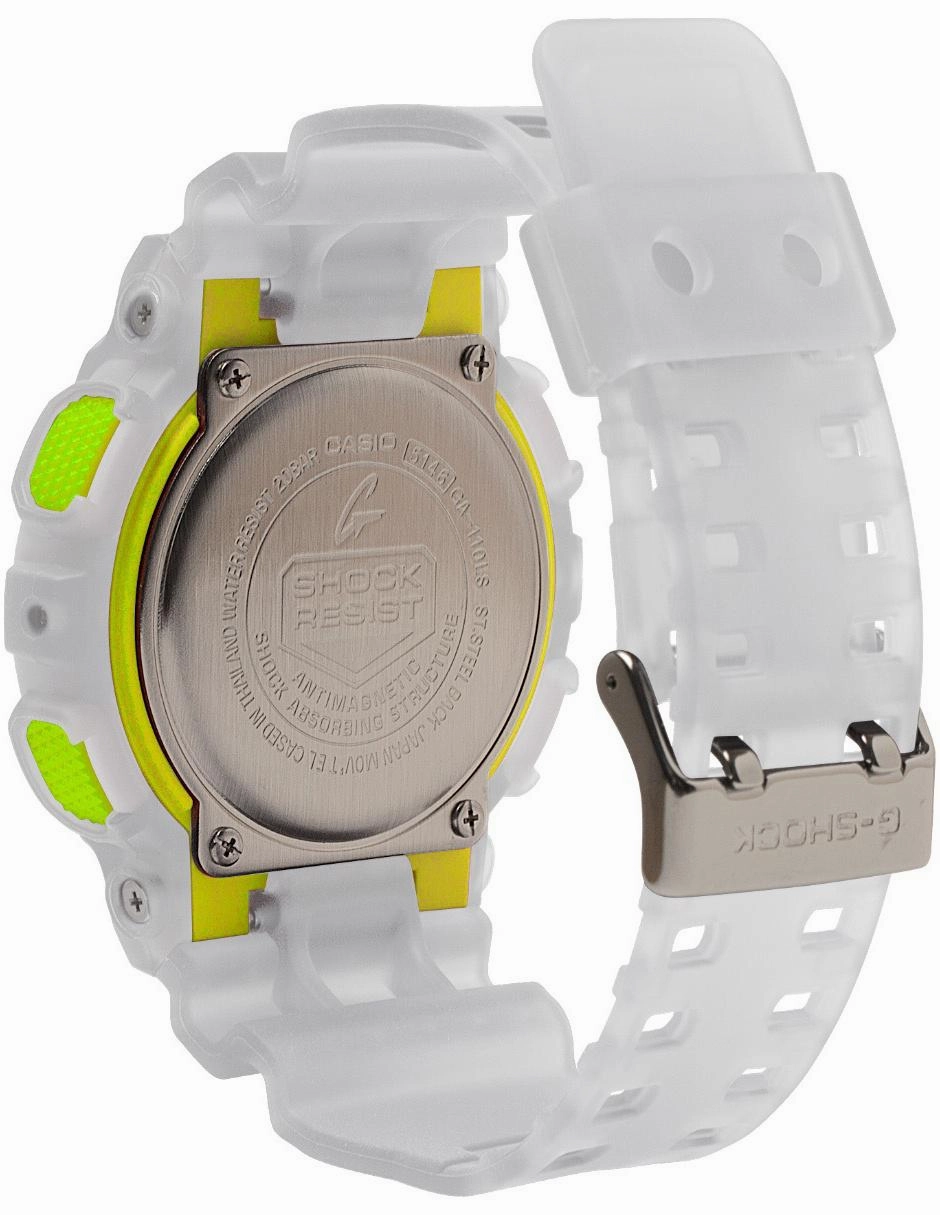 Casio G-shock GA-110LS-7A Digital Analog Rubber Strap Watch For Men