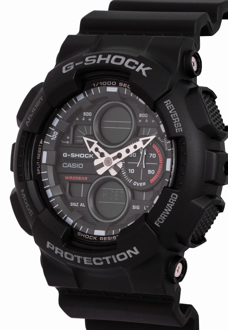 Casio G-shock GA-140-1A1 Digital Analog Rubber Strap Watch For Men