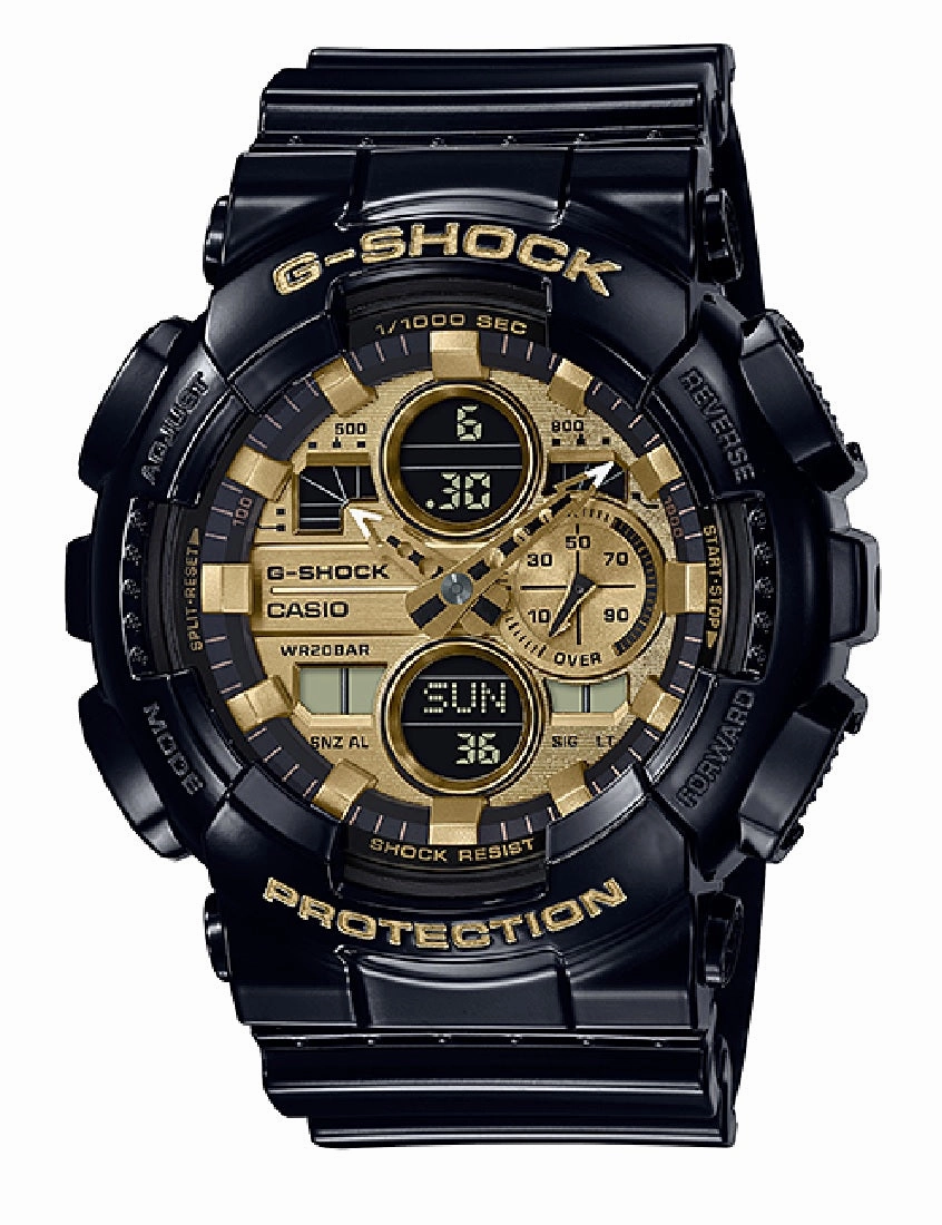 Casio G-shock GA-140GB-1A1 Digital Analog Rubber Strap Watch For Men