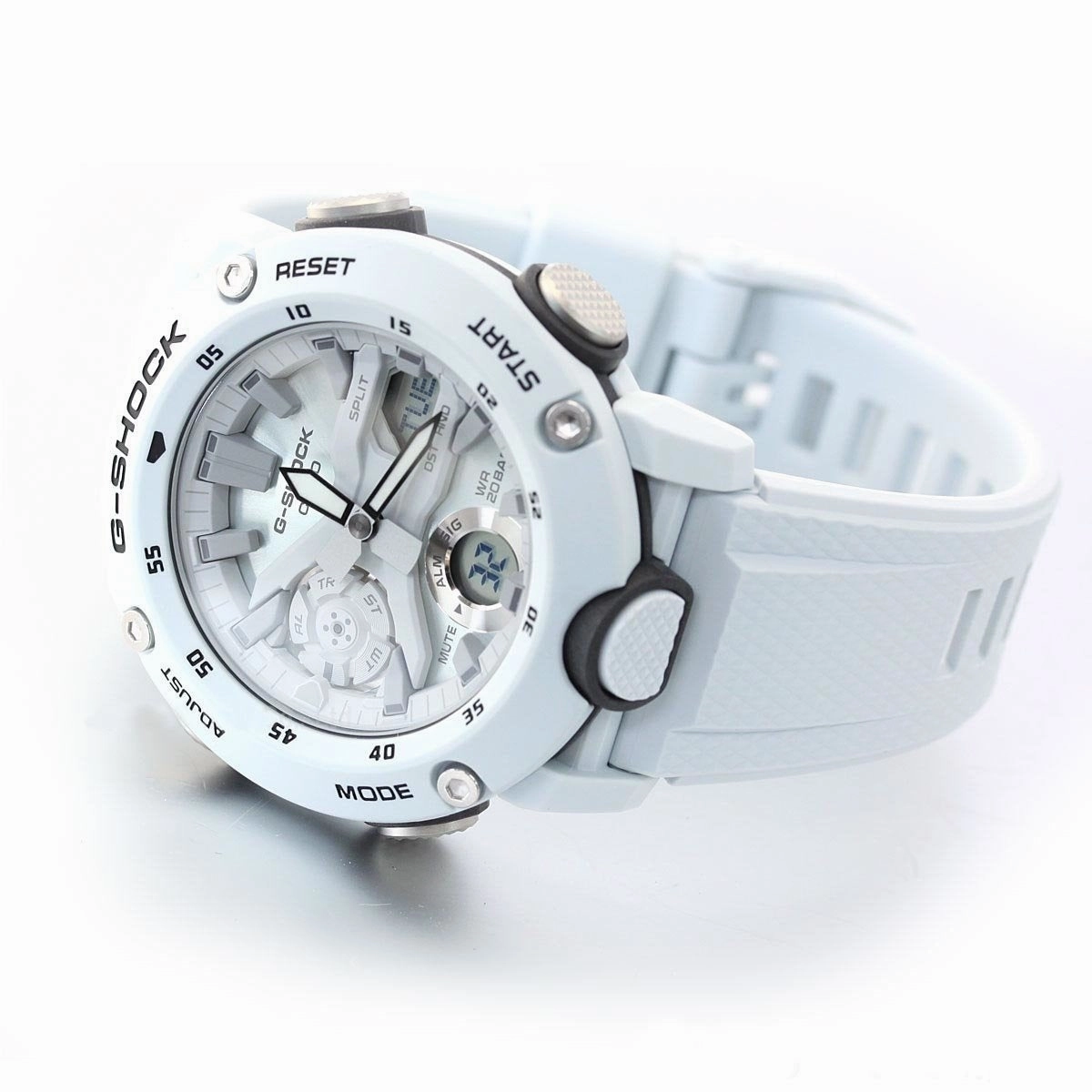 Casio G-shock GA-2000S-7A Digital Analog Rubber Strap Watch For Men