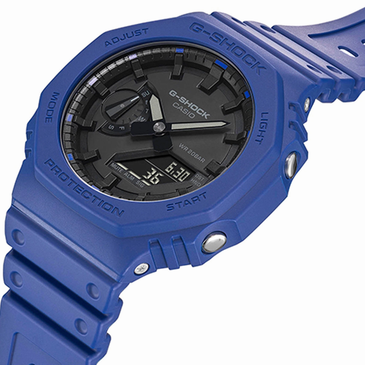 Casio G-shock GA-2100-2A Digital Analog Rubber Strap Watch For Men