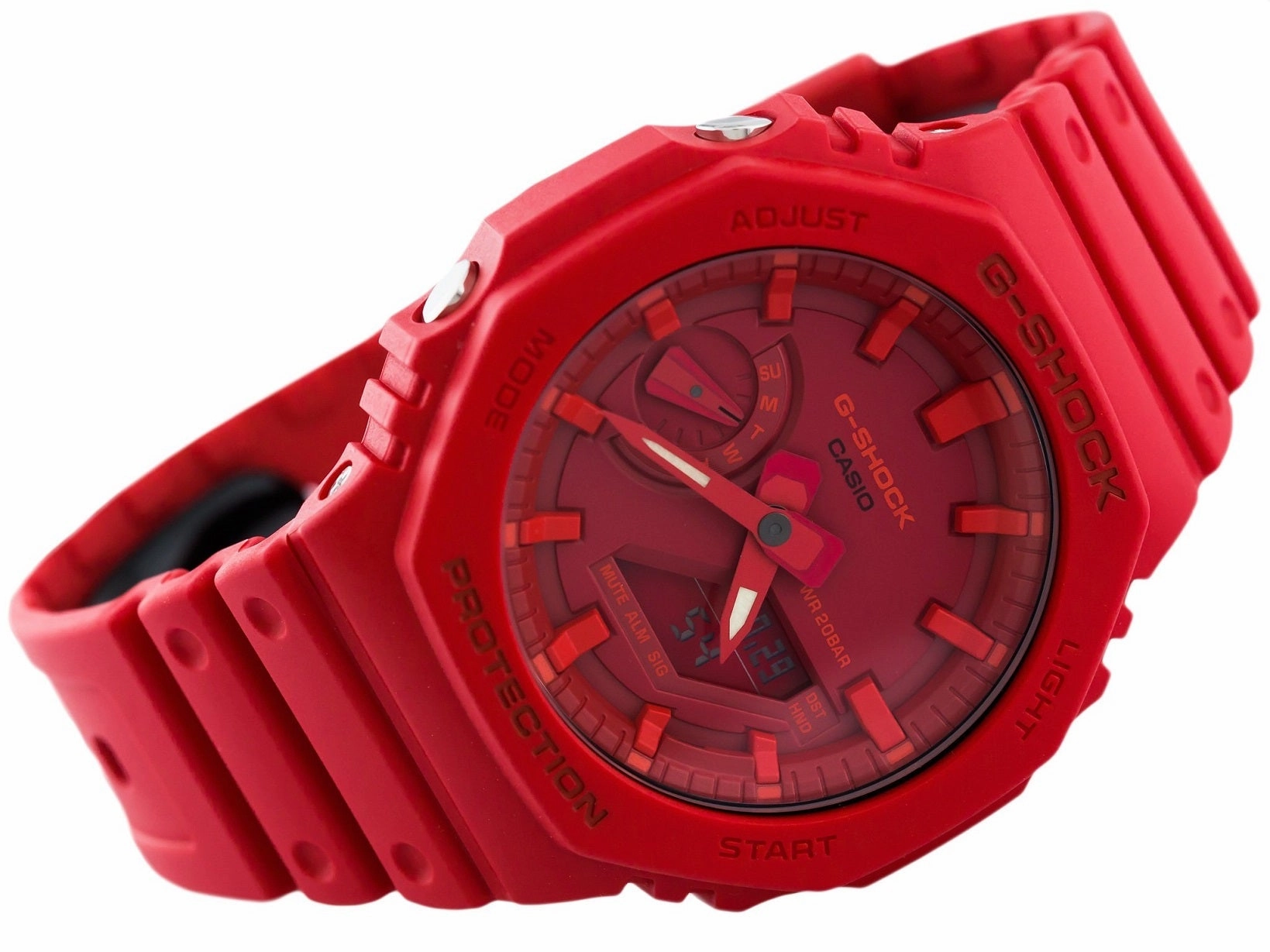 Casio G-shock GA-2100-4A Digital Analog Rubber Strap Watch For Men