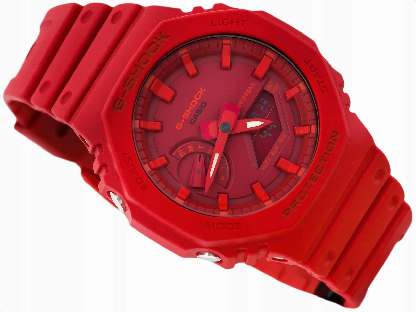 Casio G-shock GA-2100-4A Digital Analog Rubber Strap Watch For Men