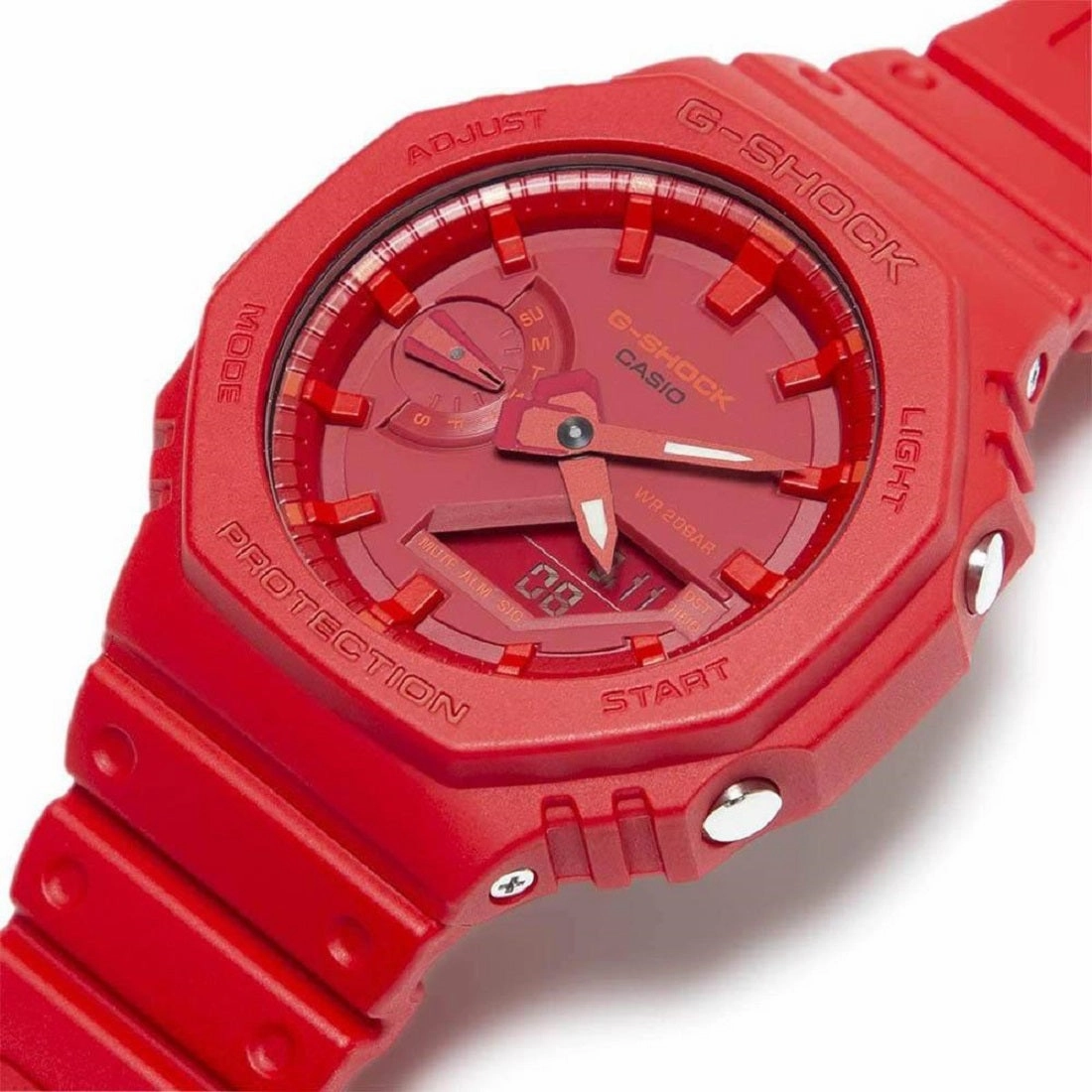 Casio G-shock GA-2100-4A Digital Analog Rubber Strap Watch For Men