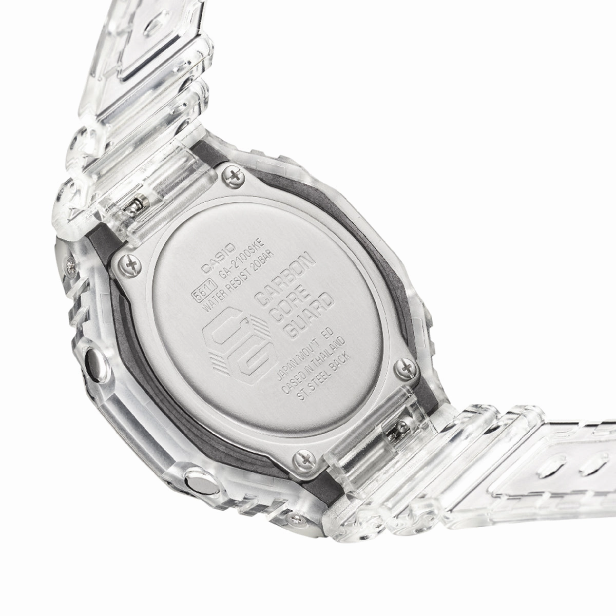Casio G-shock GA-2100SKE-7A Digital Analog Rubber Strap Watch For Men