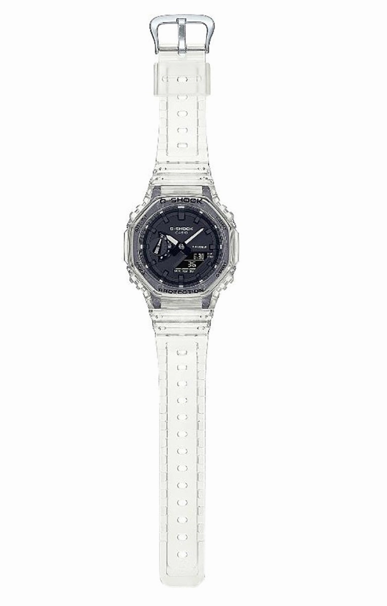 Casio G-shock GA-2100SKE-7A Digital Analog Rubber Strap Watch For Men