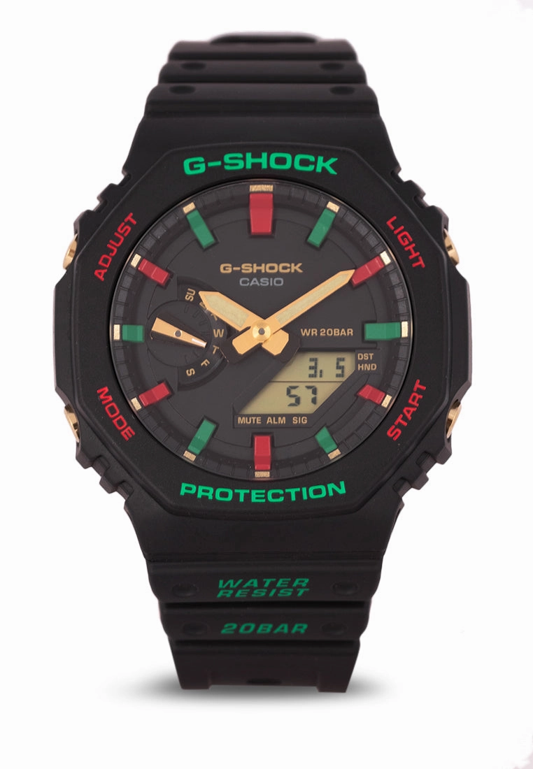 Casio G-shock GA-2100TH-1A Digital Analog Rubber Strap Watch For Men