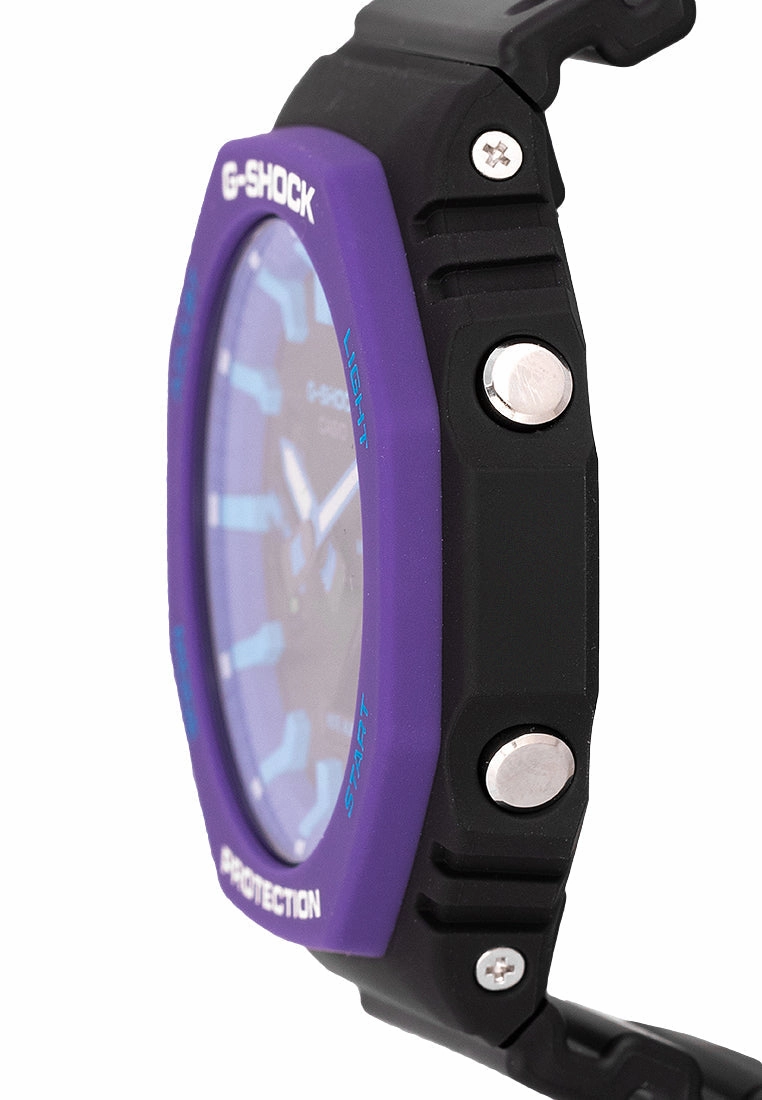 Casio G-shock GA-2100THS-1A Digital Analog Rubber Strap Watch For Men
