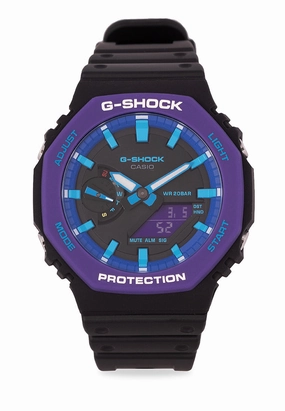Casio G-shock GA-2100THS-1A Digital Analog Rubber Strap Watch For Men