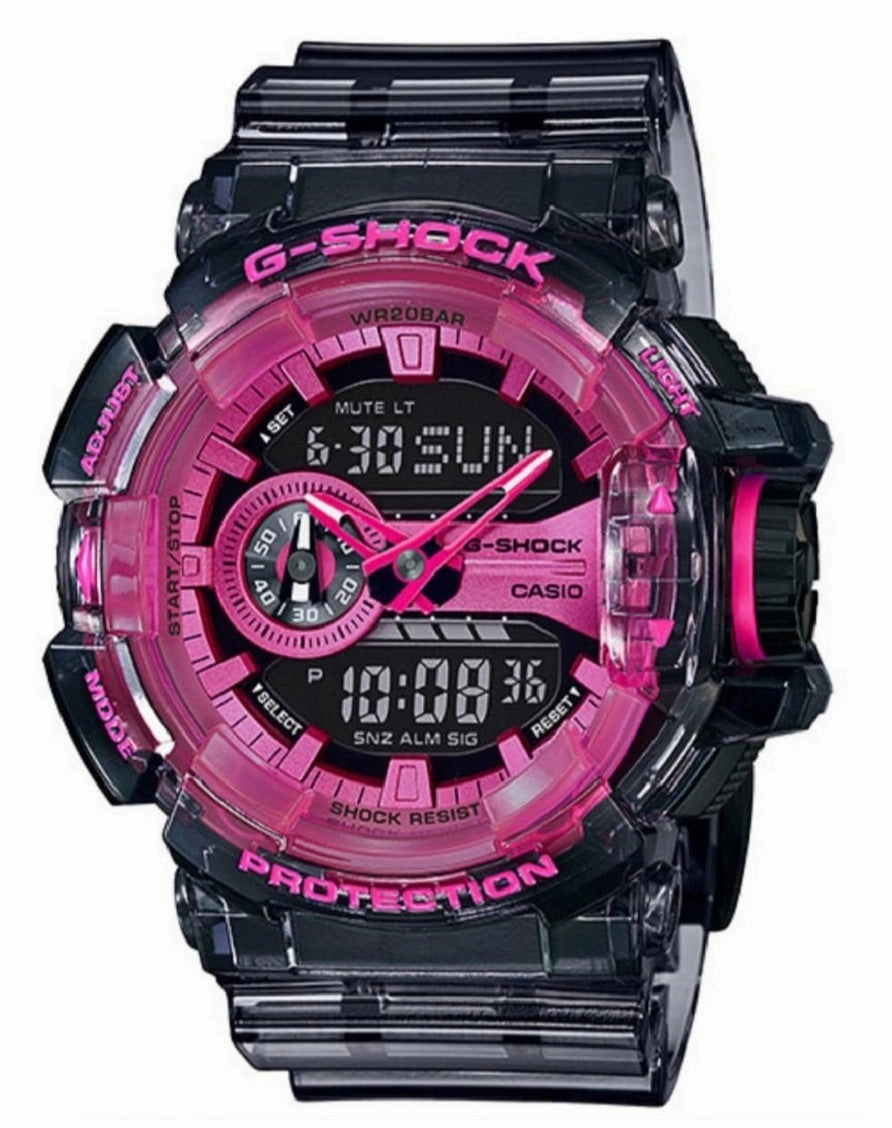 Casio G-shock GA-400SK-1A4 Digital Analog Rubber Strap Watch For Men