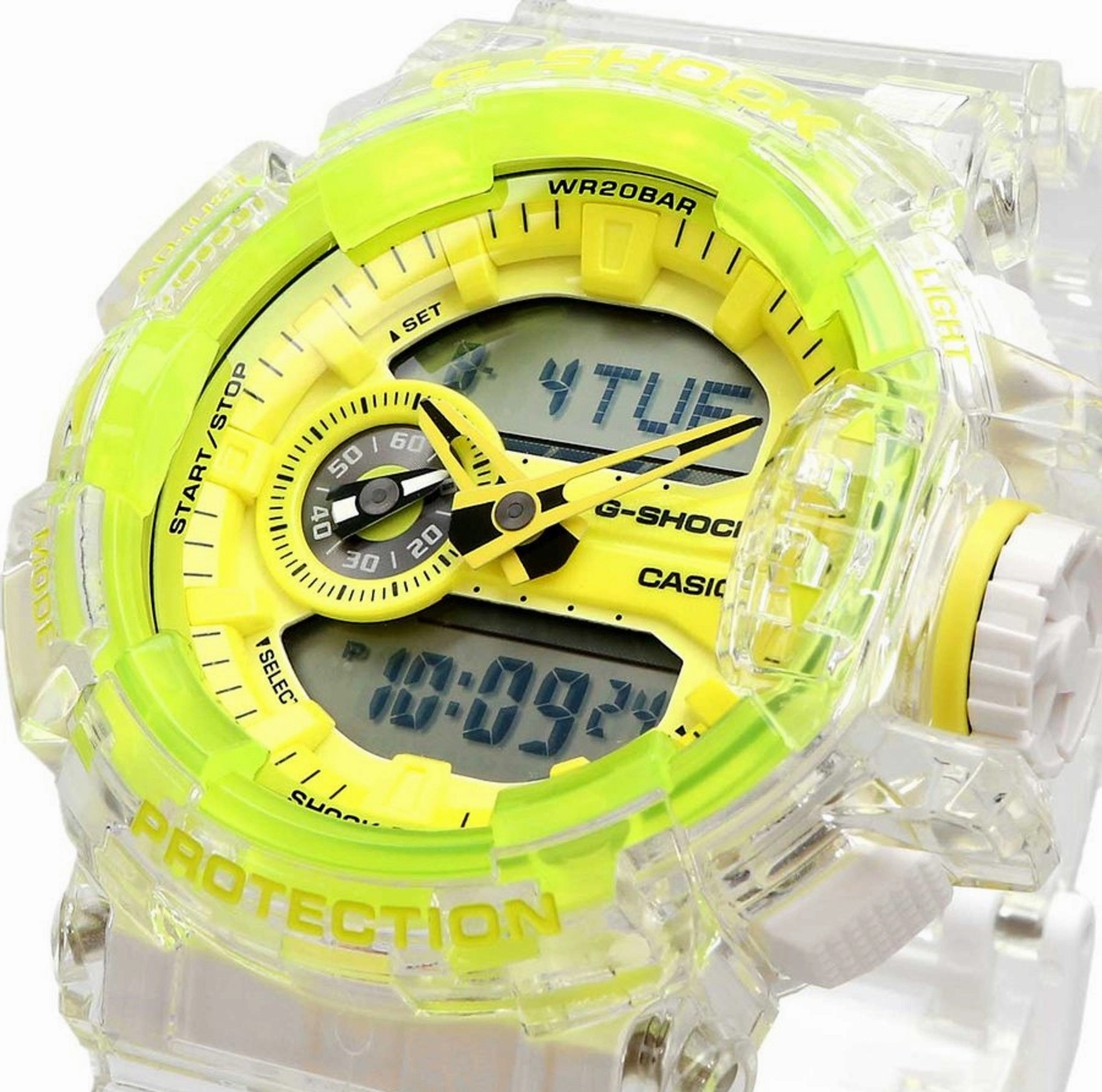 Casio G-shock GA-400SK-1A9 Digital Analog Rubber Strap Watch For Men