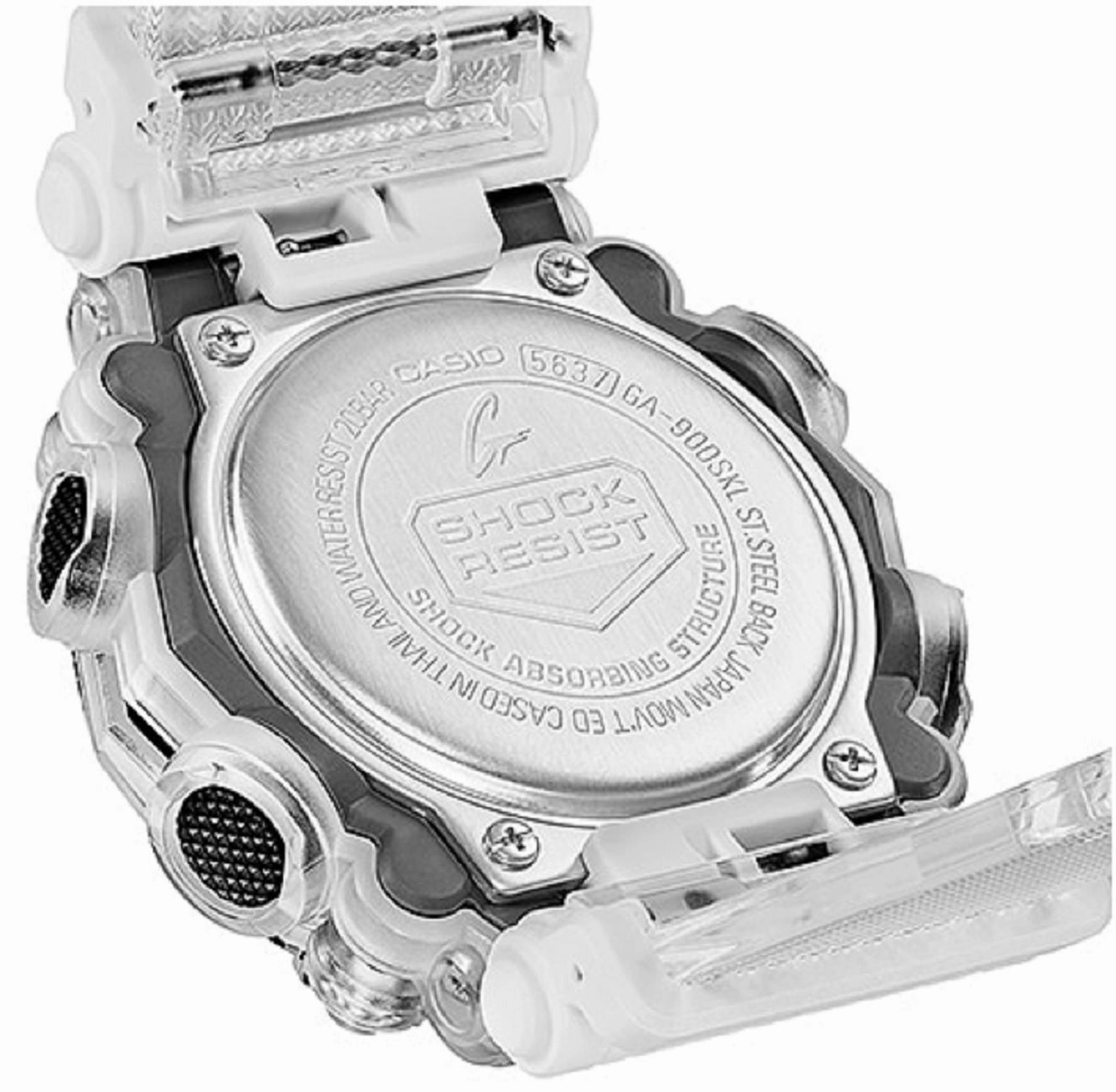 Casio G-shock GA-900SKL-7A Digital Analog Rubber Strap Watch For Men