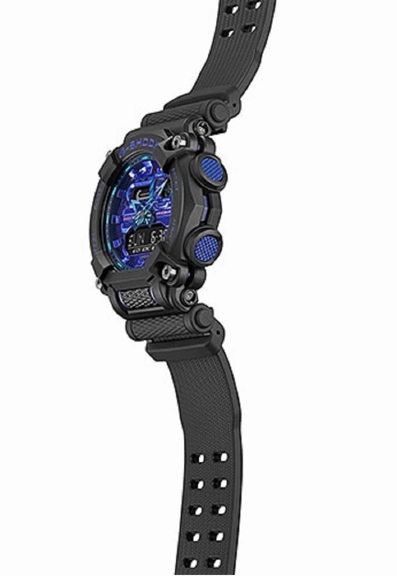 Casio G-shock GA-900VB-1A Digital Analog Rubber Strap Watch For Men