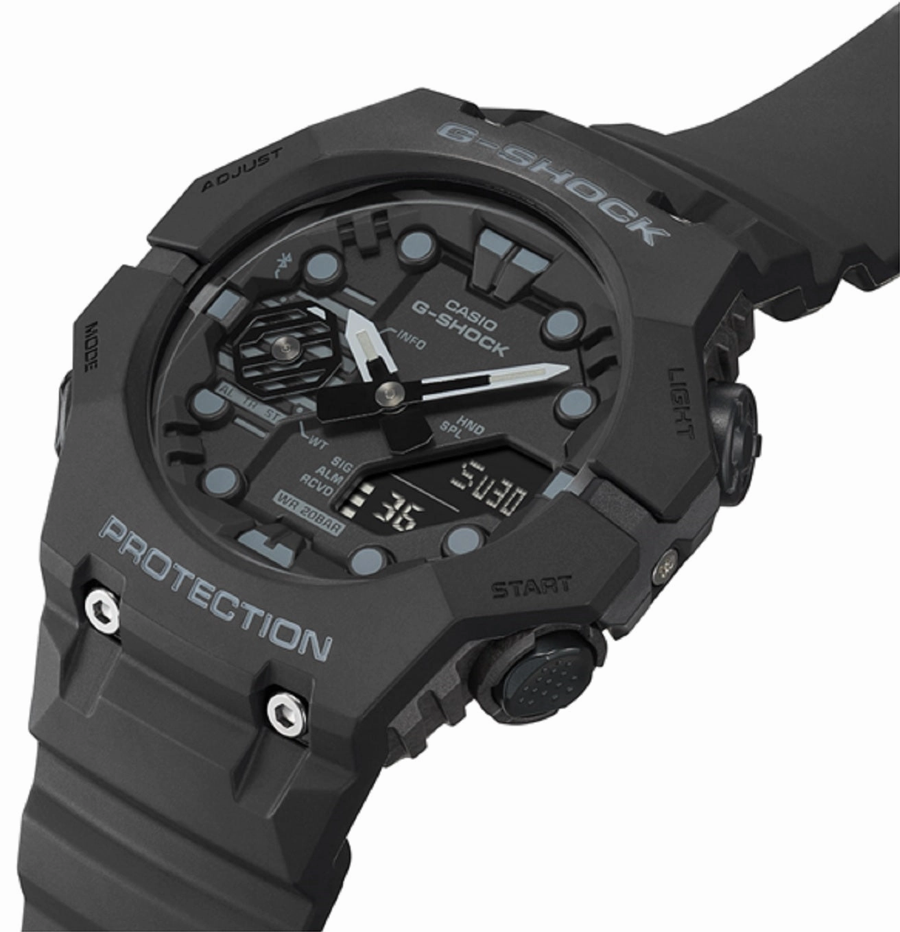 Casio G-shock GA-B001-1A Digital Analog Rubber Strap Watch For Men