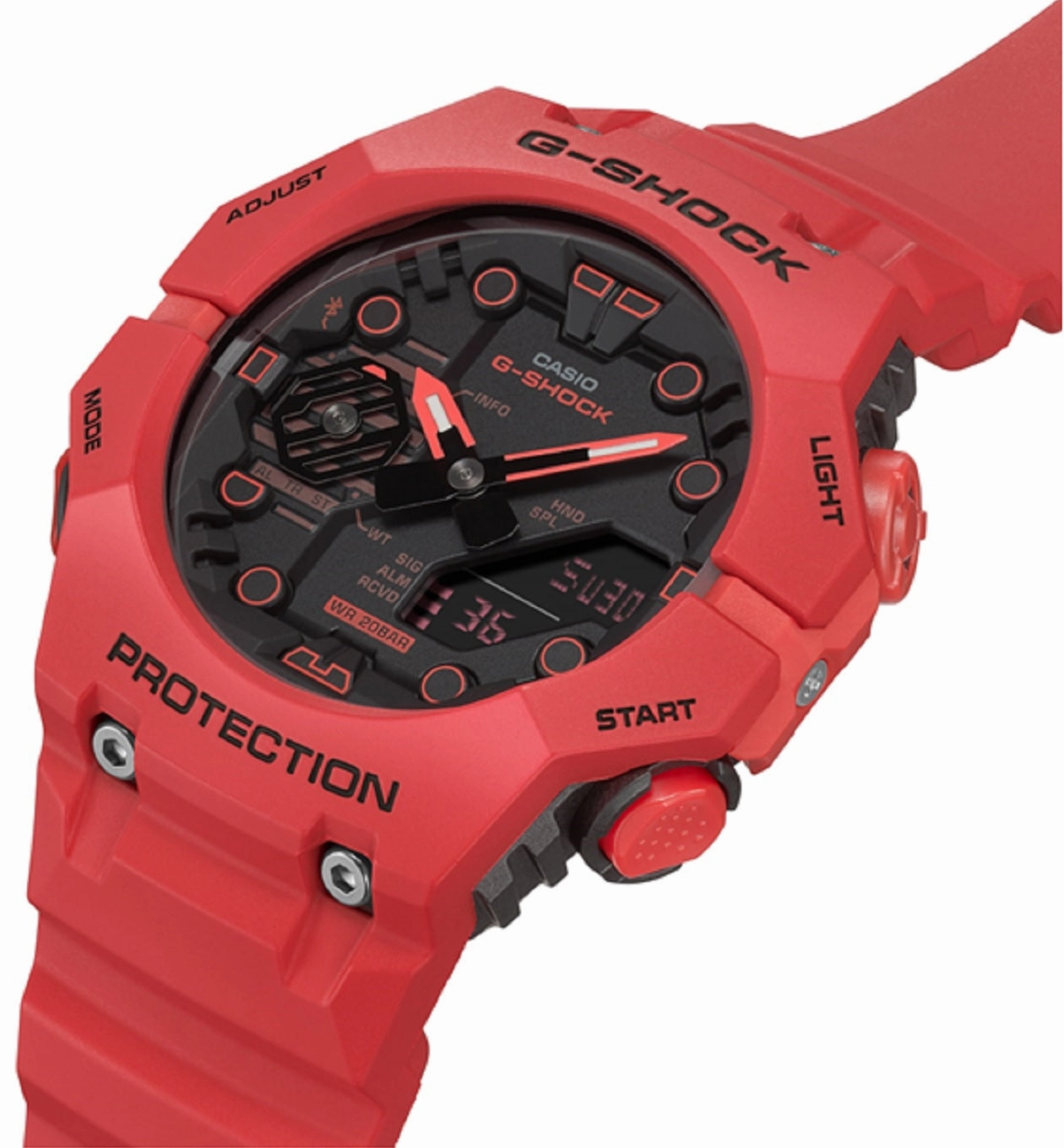 Casio G-shock GA-B001-4A Digital Analog Rubber Strap Watch For Men