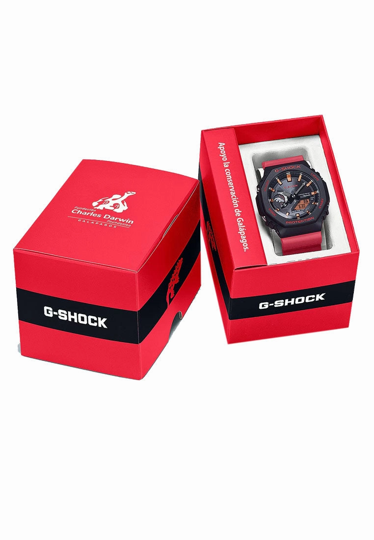 Casio G-shock GA-B2100CD-1A4 Charles Darwin Collaboration Digital Analog Rubber Strap Solar Watch for Men