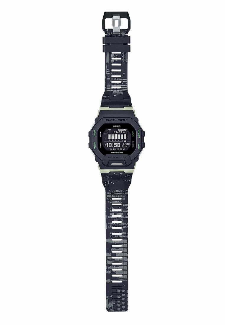 Casio G-shock GBD-200LM-1DR Bluetooth Digital Rubber Strap Watch For Men