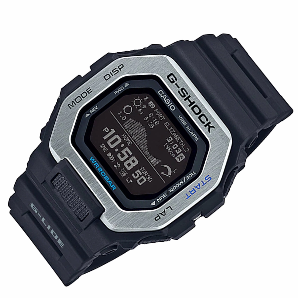 Casio G-shock GBX-100-1DR Bluetooth Digital Rubber Strap Watch For Men