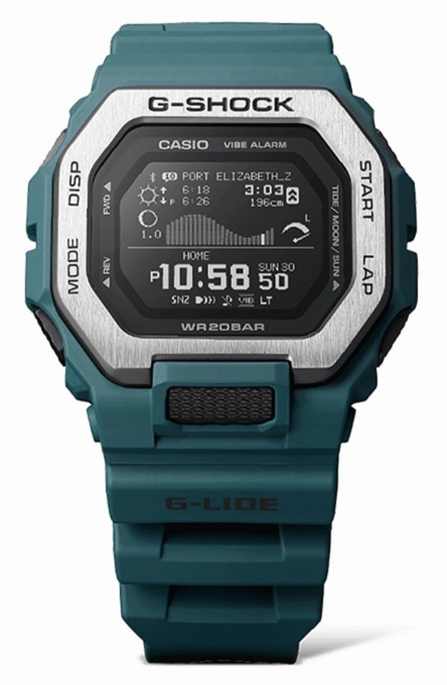 Casio G-shock GBX-100-2DR Bluetooth Digital Rubber Strap Watch For Men