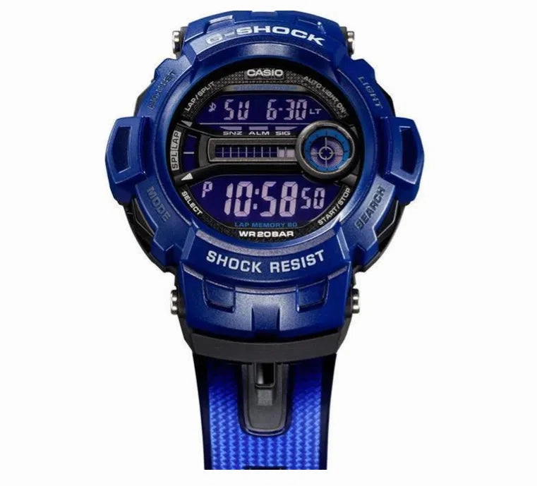 Casio G-shock GD-200-2DR Digital Rubber Strap Watch For Men