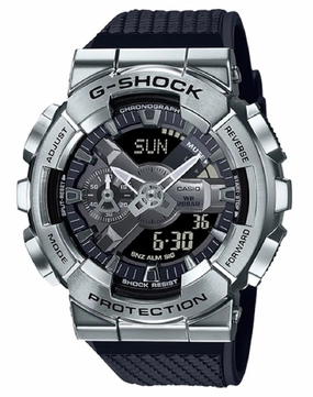 Casio G-shock GM-110-1A Digital Analog Rubber Strap Watch