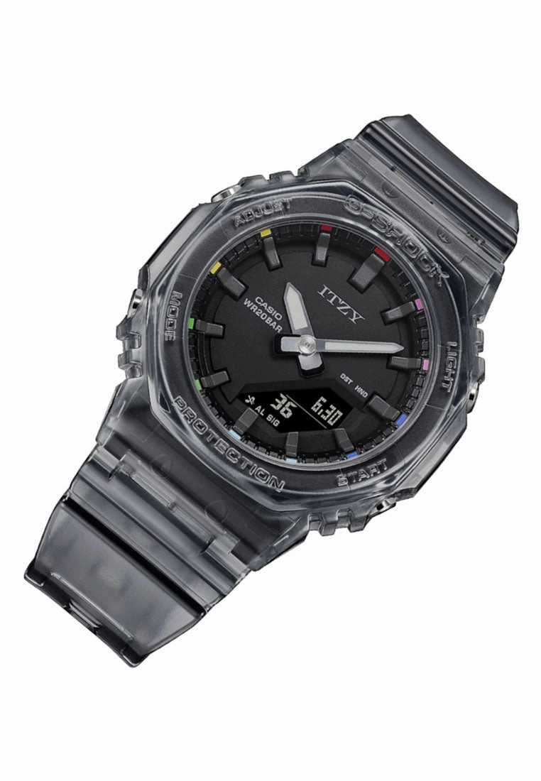 Casio G-shock GMA-P2100ZY-1A Digital Analog Rubber Strap Watch for Women