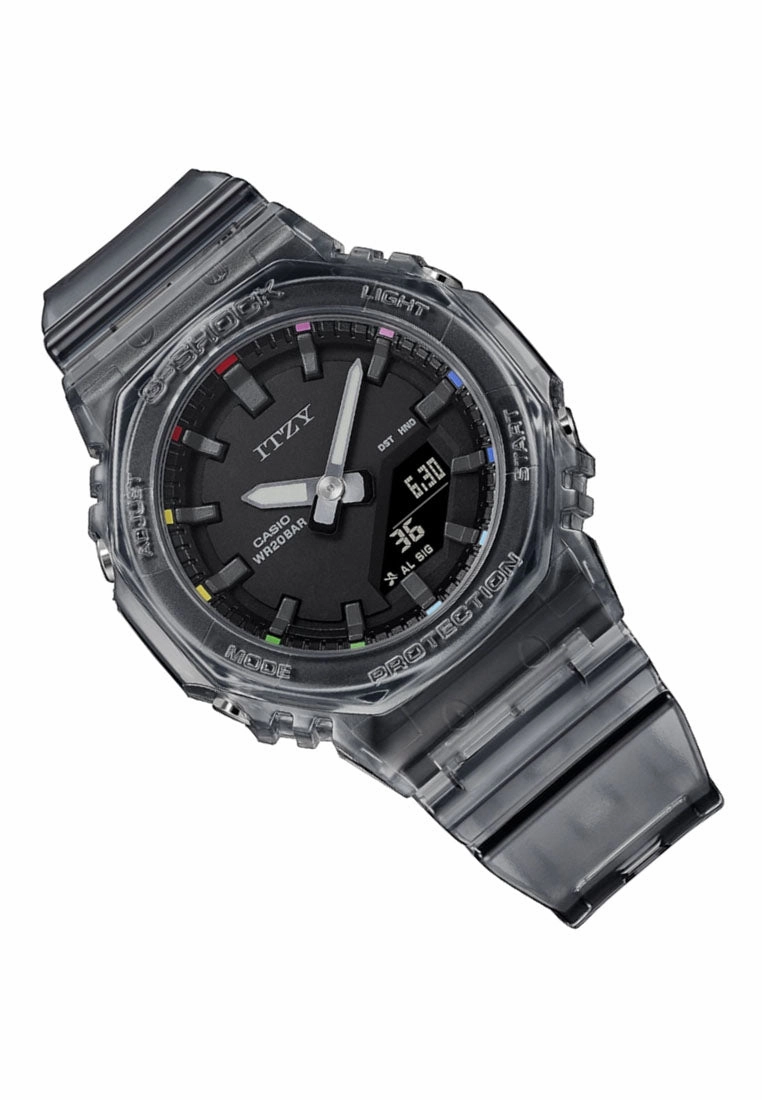 Casio G-shock GMA-P2100ZY-1A Digital Analog Rubber Strap Watch for Women
