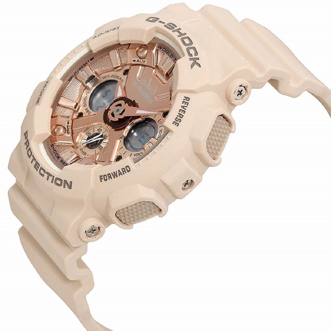 Casio G-shock GMA-S120MF-4A Digital Analog Rubber Strap Watch