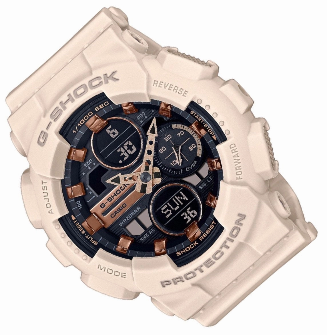 Casio G-shock GMA-S140M-4A Digital Analog Rubber Strap Watch