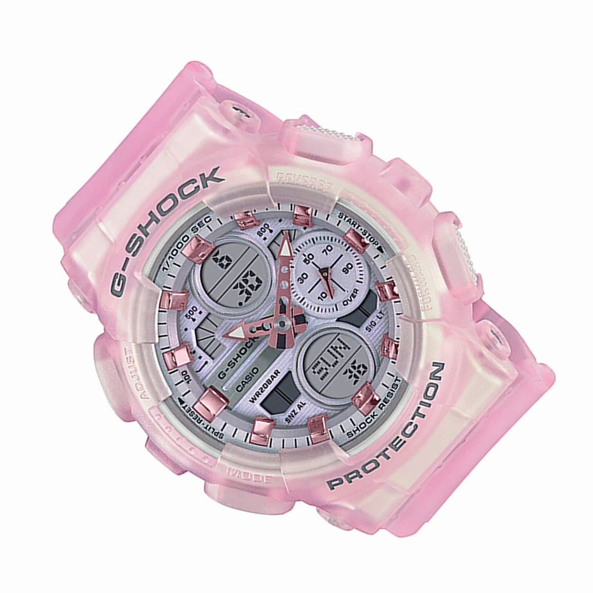 Casio G-shock GMA-S140NP-4A Digital Analog Rubber Strap Watch