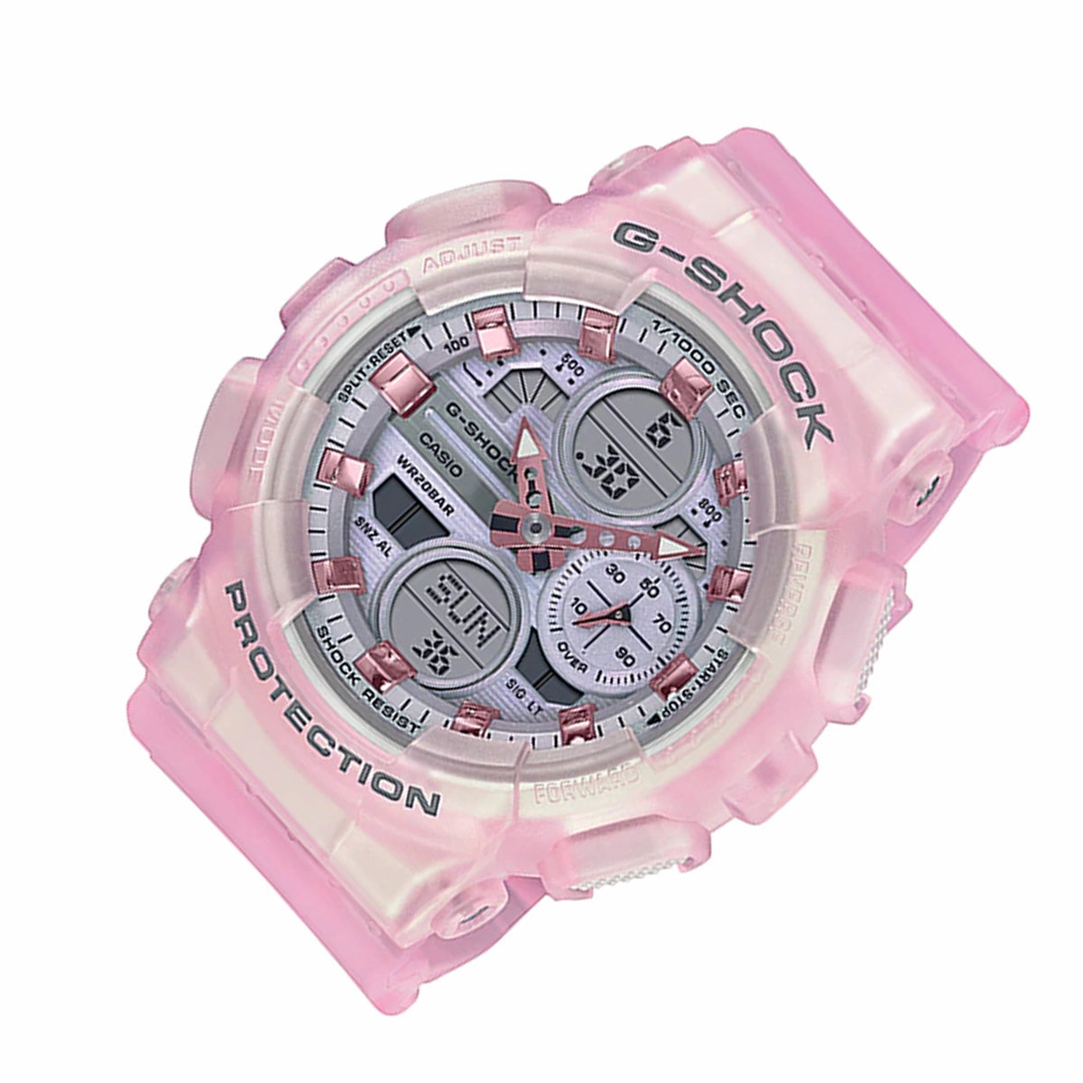 Casio G-shock GMA-S140NP-4A Digital Analog Rubber Strap Watch