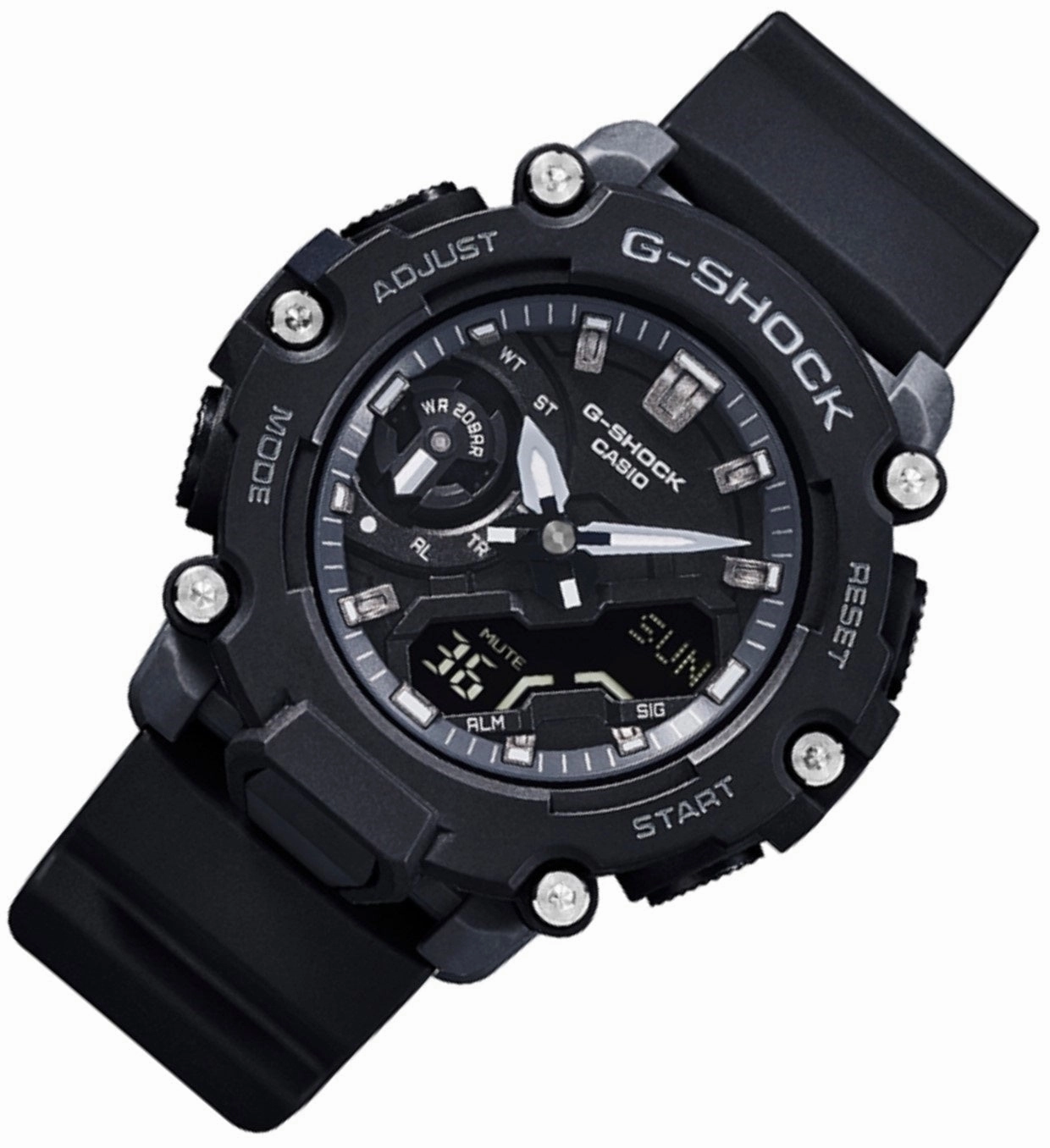 Casio G-shock GMA-S2200-1A Digital Analog Rubber Strap Watch