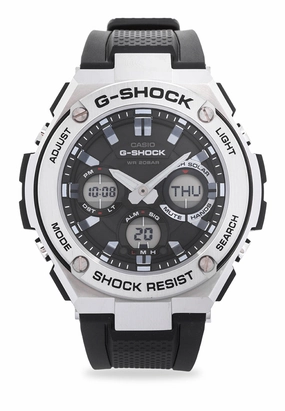 Casio G-shock GST-S110-1ADR Solar Digital Analog Rubber Strap Watch