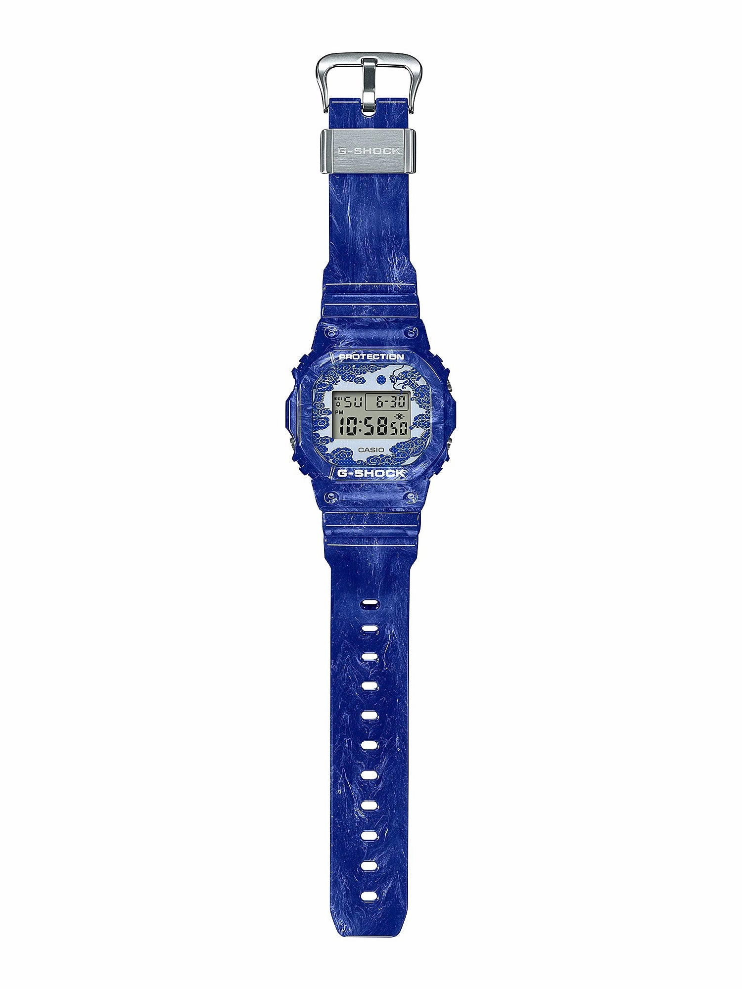 Casio G-Shock "Blue and White Pottery" Series Watch DW5600BWP-2A
