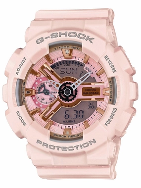 Casio G-Shock S-SERIES Womens Pink Analog Digital Watch GMAS110MP-4A1