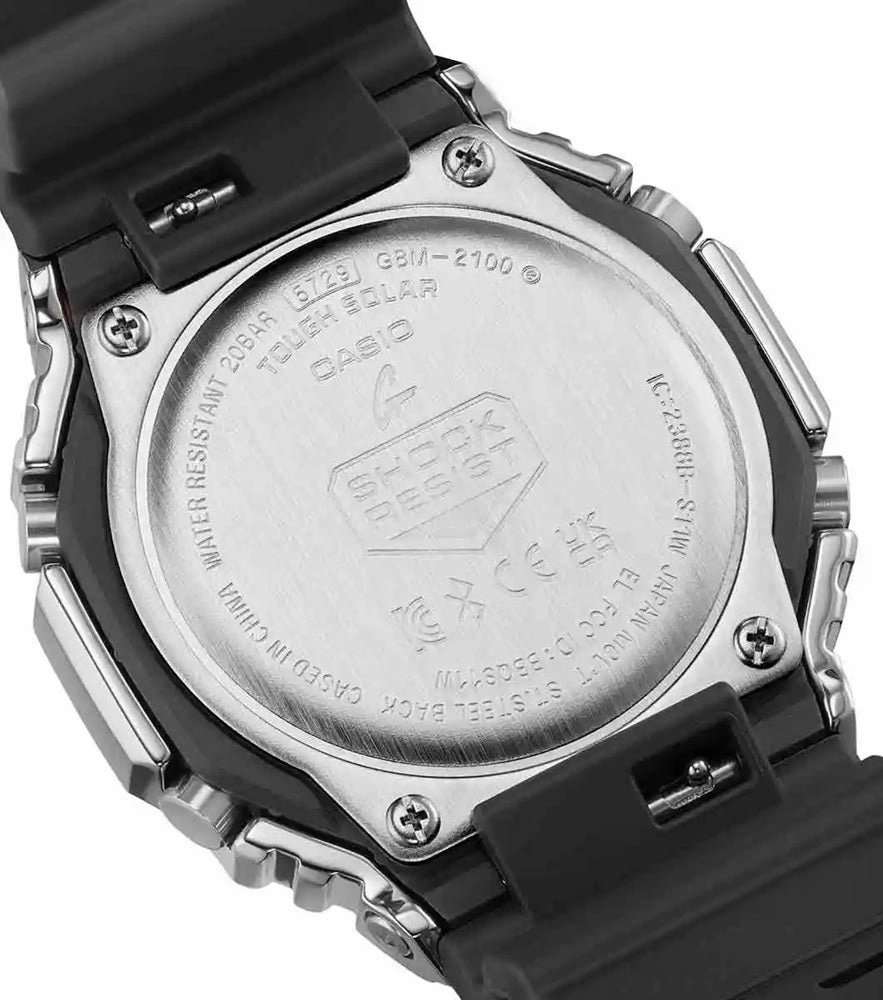 Casio G-Shock Solar and Bluetooth Mens Watch GBM-2100A-1A3ER
