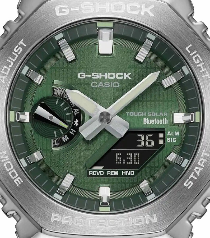 Casio G-Shock Solar and Bluetooth Mens Watch GBM-2100A-1A3ER
