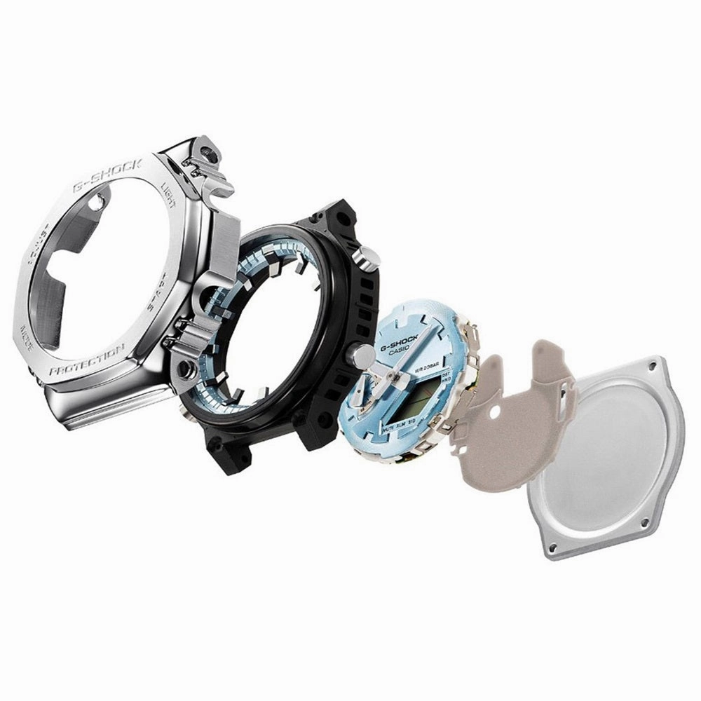 Casio G-Shock Steel Green Metallic Dial Mens Watch GM-2110D-3AER