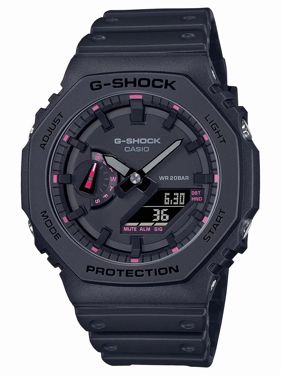 Casio G-Shock x BCRF Battling Breast Cancer Black Mens Watch GA2100P-1A
