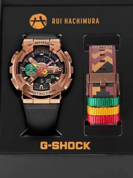 Casio G-Shock x Rui Hachimura Limited Edition w/ Extra Band GM110RH-1A Watch