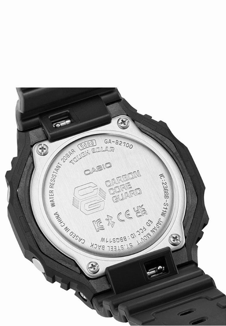 Casio GA-B2100CY-1A Digital Analog Rubber Strap Watch for Men
