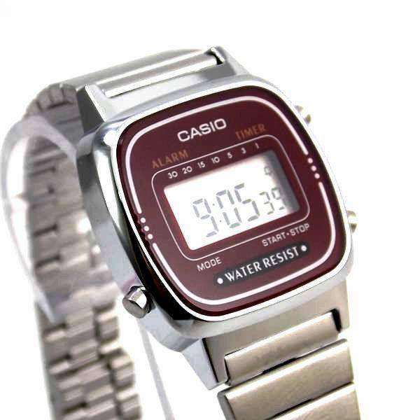 Casio LA670WA-4DF Silver Stainless Watch for Women