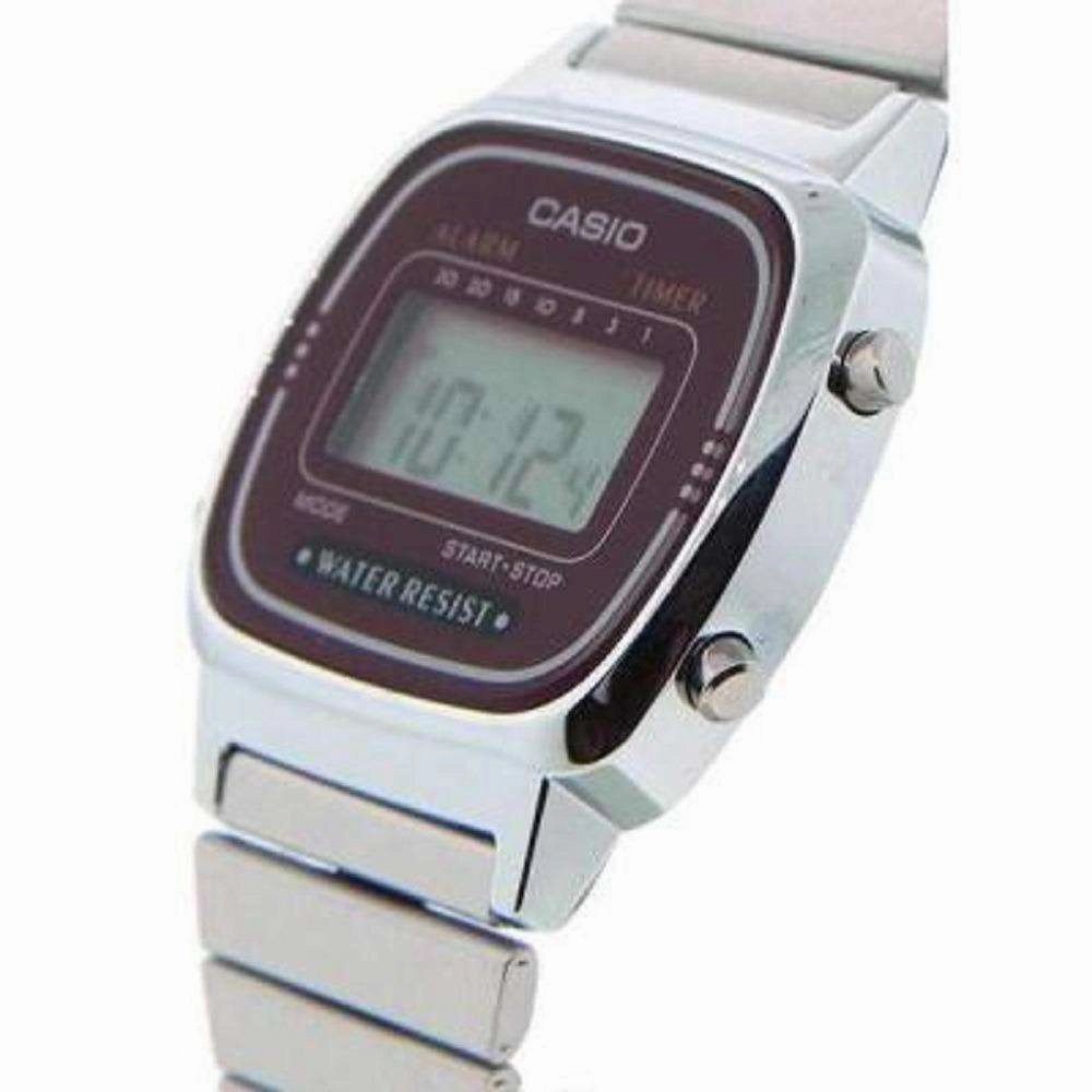 Casio LA670WA-4DF Silver Stainless Watch for Women