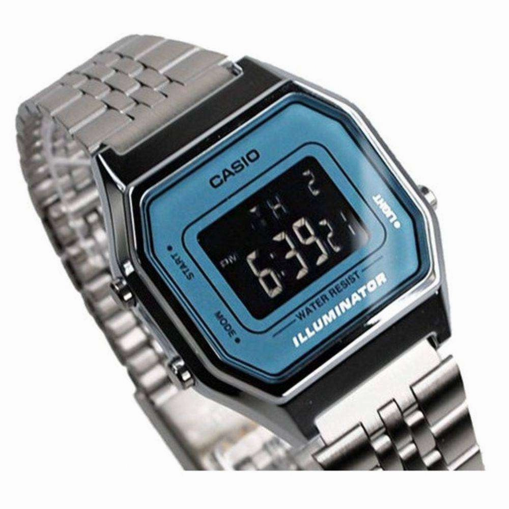 Casio LA680WA-2BDF Silver Stainless Watch for Women