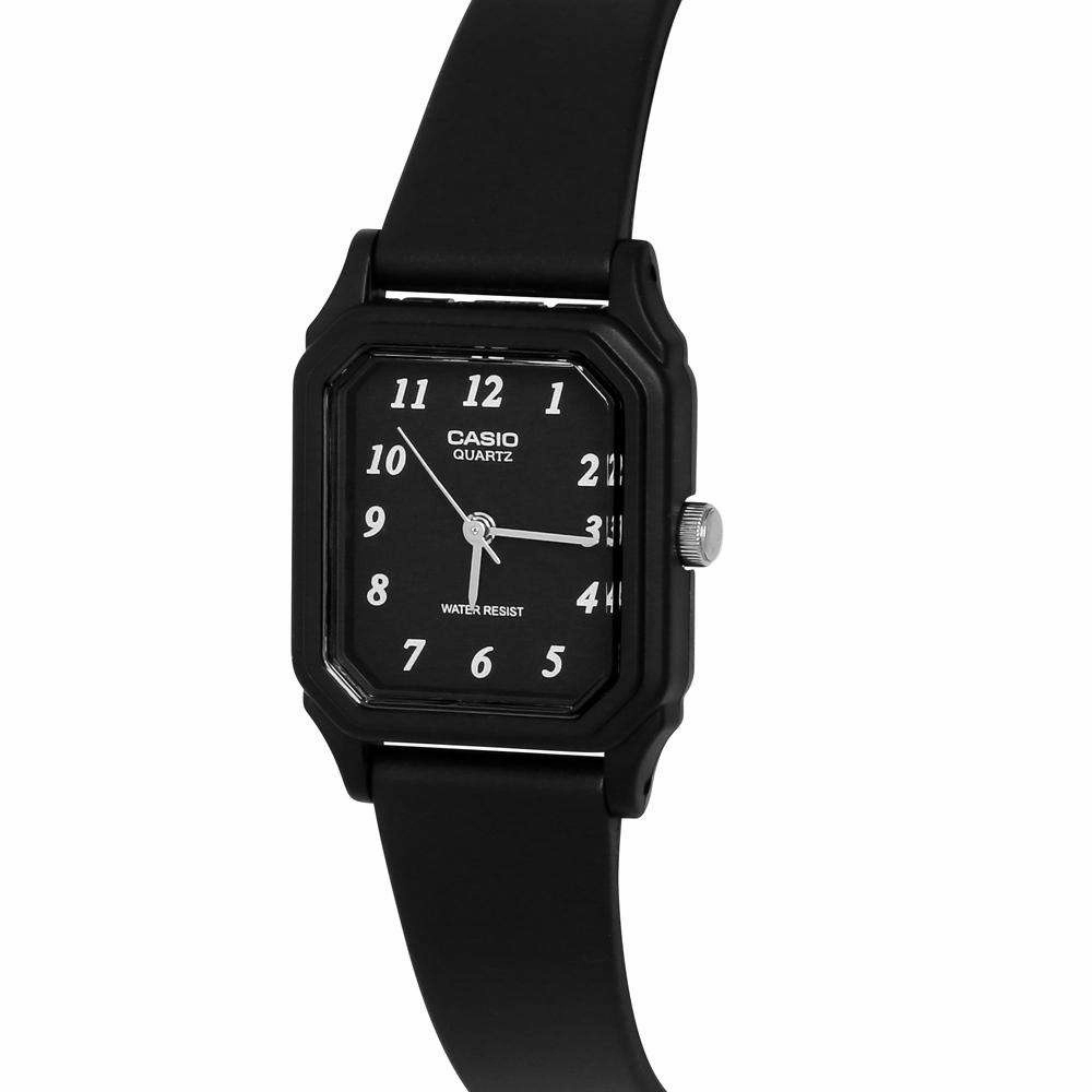 Casio LQ-142-1BDF Black Rubber Strap Watch for Women
